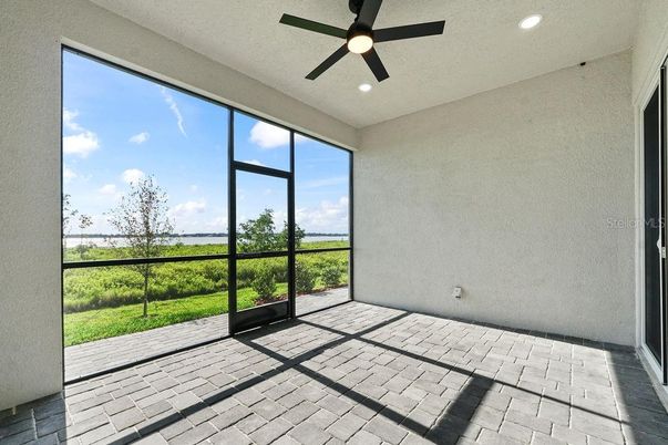 Empty room, Interior, Recessed Lighting, Sun Room