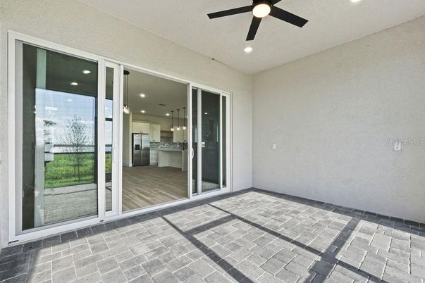 Empty room, Interior, Kitchen, Recessed Lighting, Stainless Steel Appliances