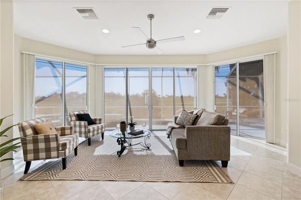 Interior, Living room, Recessed Lighting, Sun Room, Water
