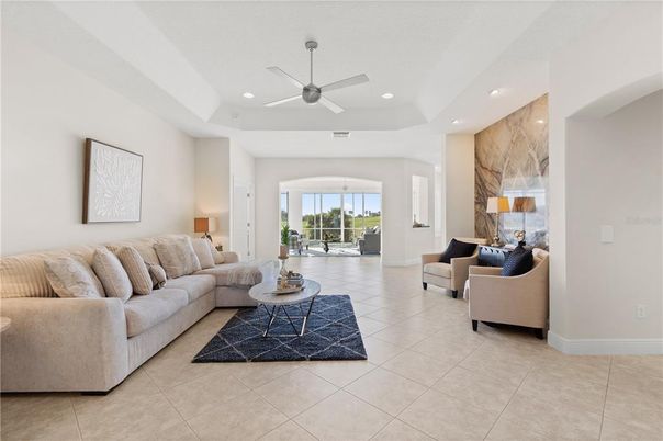 Interior, Living room, Marble Walls, Recessed Lighting
