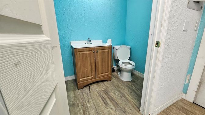 Bathroom, Interior, Wood Texture Flooring