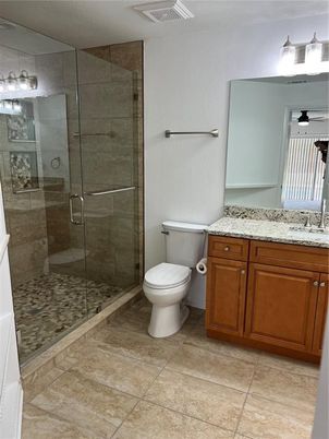 Bathroom, Glass Shower, Interior