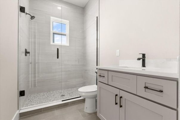 Bathroom, Glass Shower, Interior