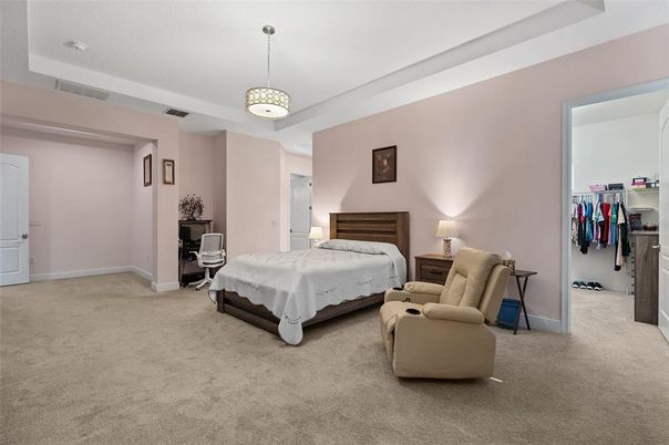 Bedroom, Interior, Pendant Lights