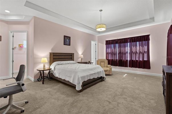 Bedroom, Interior, Pendant Lights, Recessed Lighting