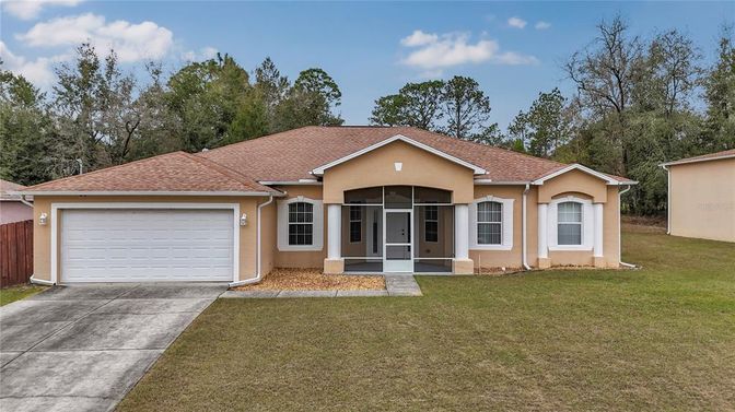 Attached, Backyard, Exterior, Facade, Ranch