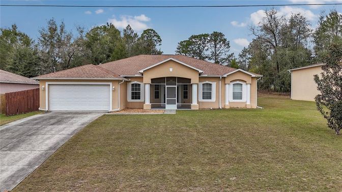 Attached, Backyard, Exterior, Facade, Ranch