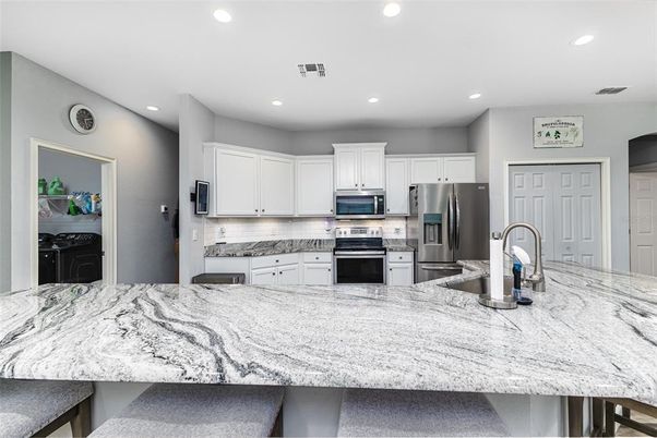 Interior, Kitchen, Recessed Lighting, Stainless Steel Appliances