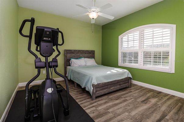 Bedroom, Fitness Equipment, Interior, Wood Texture Flooring