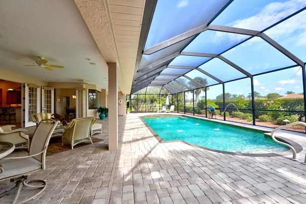 Glass Ceilings, Interior, Pool, Sun Room