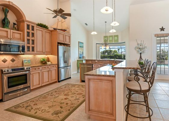 Interior, Kitchen, Pendant Lights, Stainless Steel Appliances