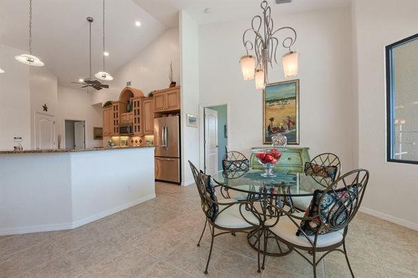 Dining room, Interior, Kitchen, Pendant Lights, Recessed Lighting