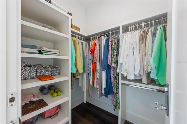 Interior, Walk-in Closets, Wood Texture Flooring