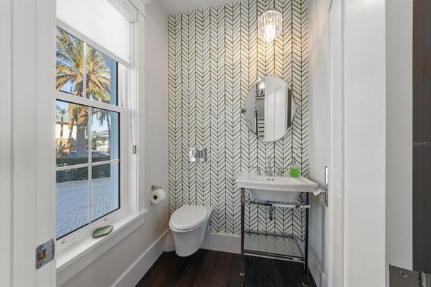 Bathroom, Interior, Wood Texture Flooring