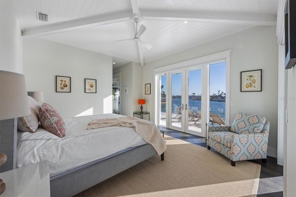 Bedroom, Interior, Water, Wood Texture Flooring