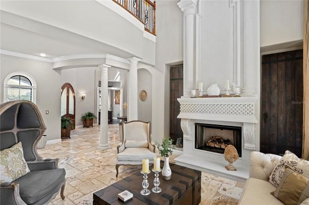Fireplace, Interior, Recessed Lighting