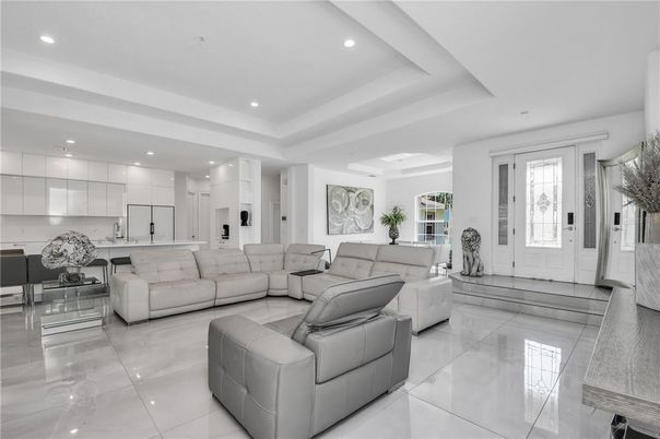 Interior, Kitchen, Living room, Recessed Lighting