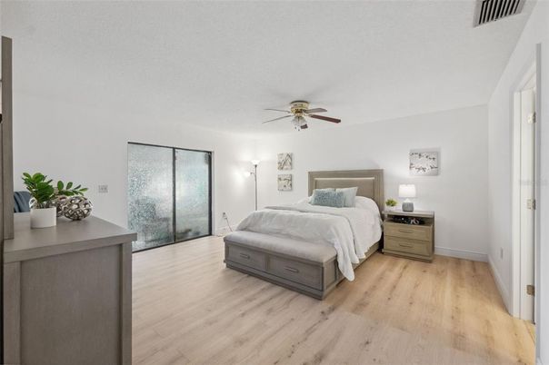 Bedroom, Interior, Wood Texture Flooring