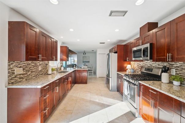 Interior, Kitchen, Recessed Lighting, Stainless Steel Appliances