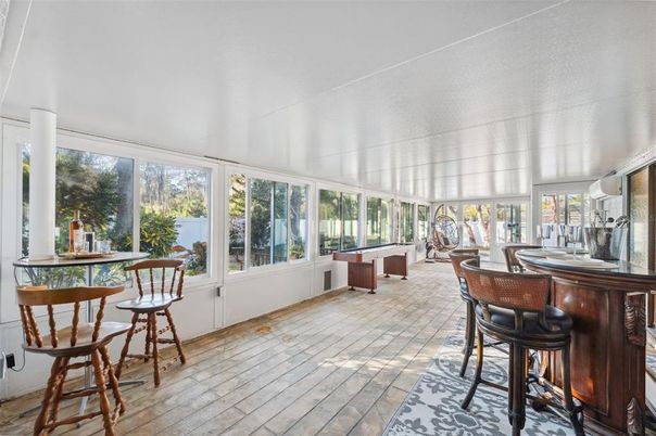 Interior, Sun Room, Wood Texture Flooring