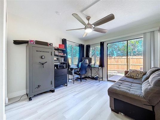 Home Office, Interior, Wood Texture Flooring