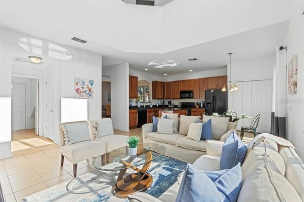 Dining room, Interior, Kitchen, Living room, Pendant Lights, Recessed Lighting