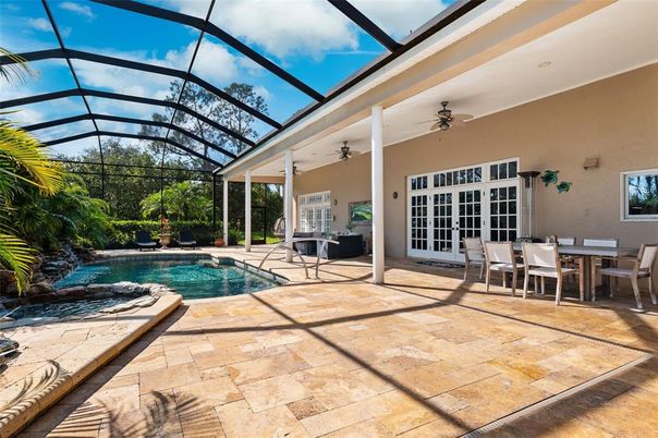Dining room, Glass Ceilings, Interior, Pool, Sun Room