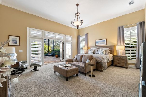 Bedroom, Interior, Pendant Lights