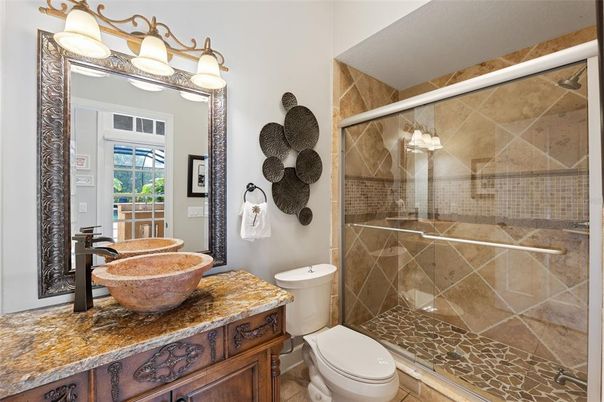 Bathroom, Glass Shower, Interior