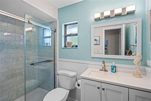 Bathroom, Glass Shower, Interior