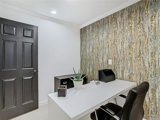 Home Office, Interior, Recessed Lighting