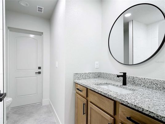 Bathroom, Interior, Recessed Lighting