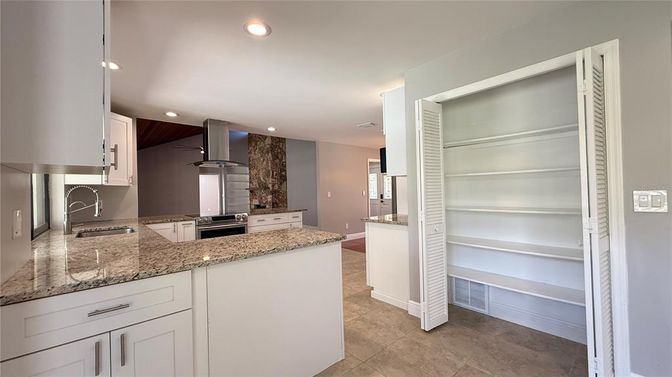 Interior, Kitchen, Recessed Lighting, Stainless Steel Appliances