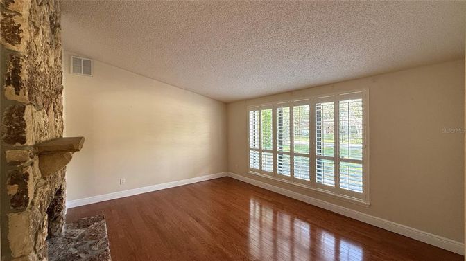 Empty room, Interior, Wood Texture Flooring