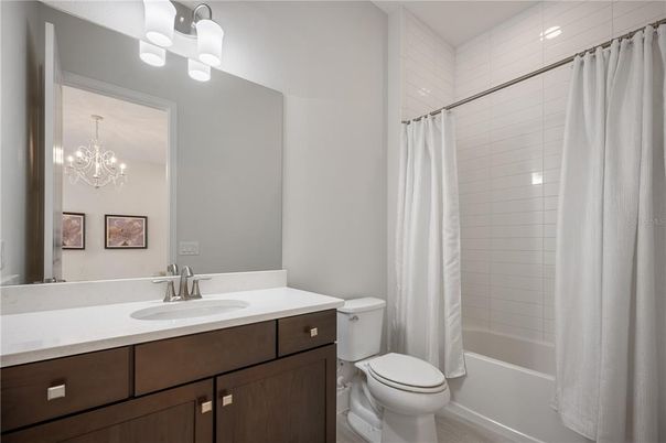 Bathroom, Chandelier, Interior