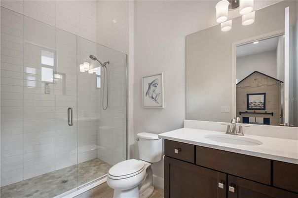 Bathroom, Glass Shower, Interior