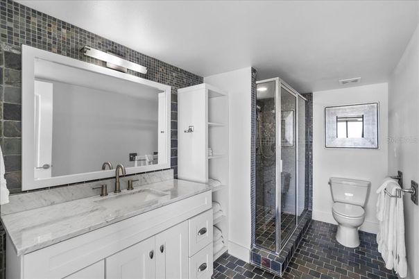 Bathroom, Glass Shower, Interior