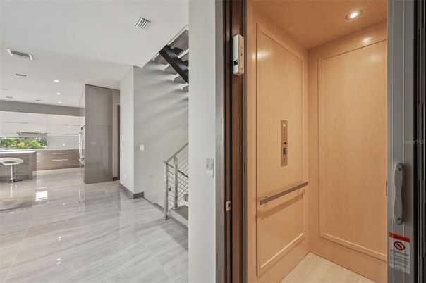 Elevator, Interior, Recessed Lighting