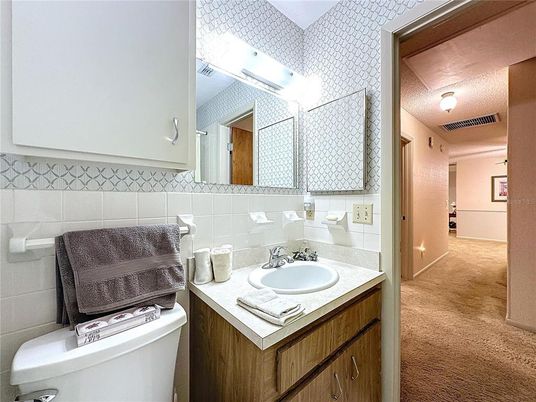 Bathroom, Interior, Wood Texture Flooring