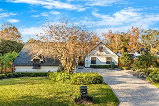 Backyard, Exterior, Facade, Tudor Revival