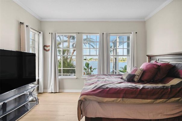 Bedroom, Interior, Water, Wood Texture Flooring
