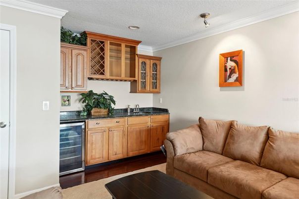 Interior, Kitchen, Living room, Recessed Lighting, Wood Texture Flooring