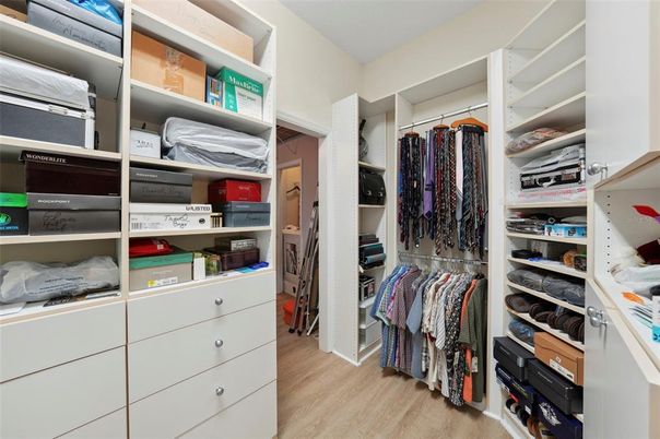 Interior, Walk-in Closets, Wood Texture Flooring