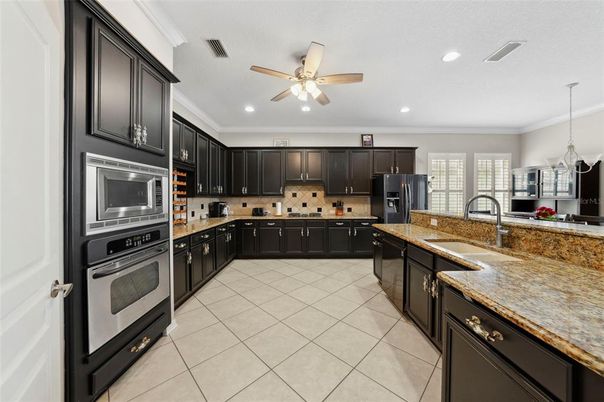 Interior, Kitchen, Recessed Lighting, Stainless Steel Appliances