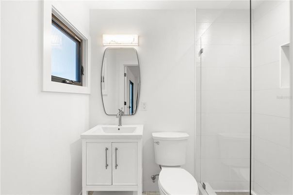 Bathroom, Glass Shower, Interior