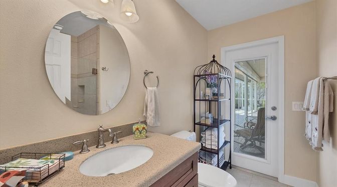 Bathroom, Glass Shower, Interior