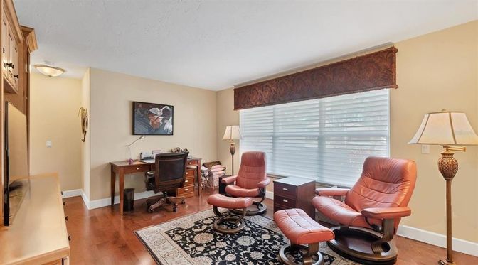 Home Office, Interior, Wood Texture Flooring