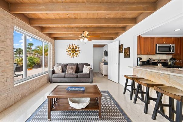 Interior, Kitchen, Living room, Stone Walls, Wooden Beams, Wooden Ceilings