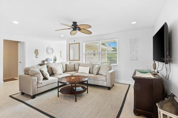 Interior, Living room, Recessed Lighting