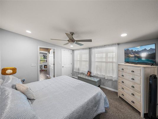Bedroom, Interior, Recessed Lighting